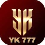 YK777 golden logo icon for gaming website
